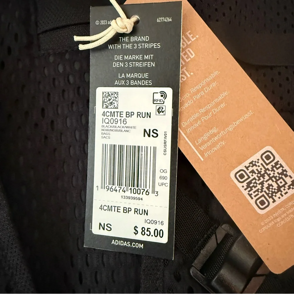 NWT Adidas 4CMTE Running Backpack